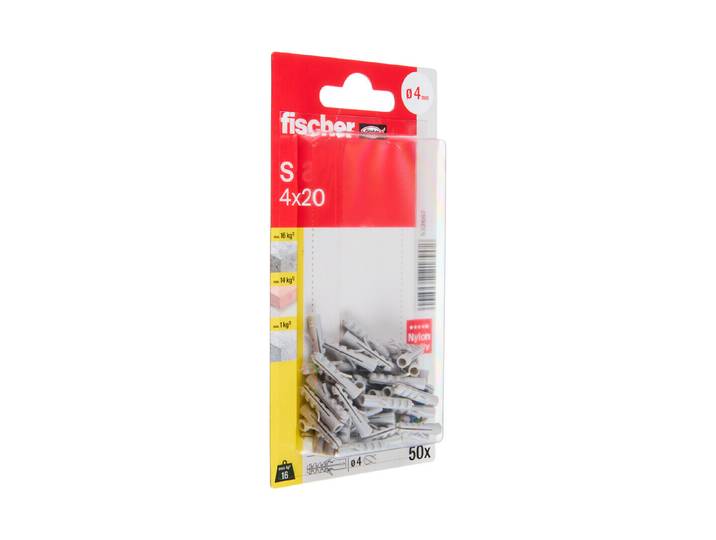 Fischer Nylondübel S 4 50 Stück