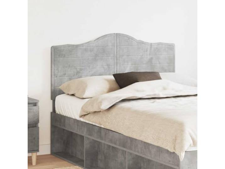 RJPLMFV Kopfteil Beton, Grau Modernes Design, Rückenlehne fertig, einfache Montage, kompatibel mit mehreren Betten