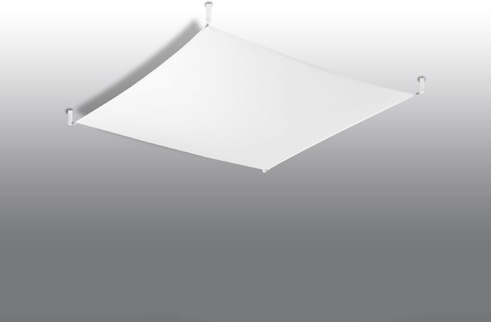 Sollux Lighting Plafonnier Tissu Blanc G13 2 Luna Blanc 105x0x105cm