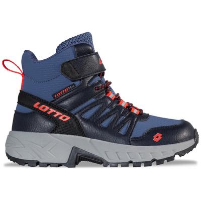 Klettboot LOTTO, Mädchen, Gr. 26, blau (navy, midblau), Kunstfaser, mehrfarbig, Schuhe, - wasserabweisend, windabweisend & atmungsaktiv