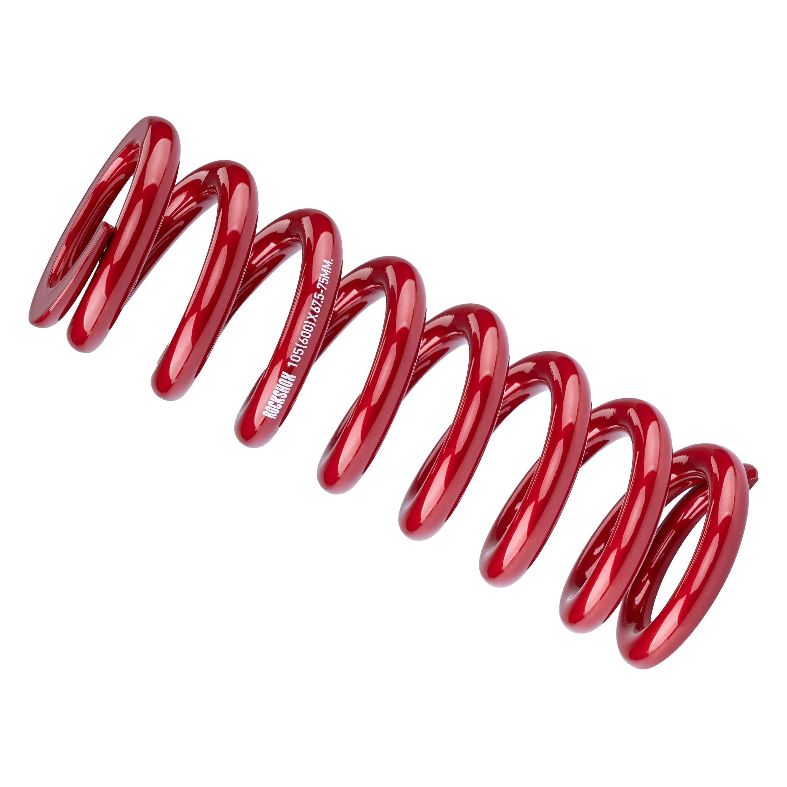 RockShox Coil Spring, Metric, Electric Red 174mm (174 mm, 67.50 mm) (00.4118.200.143)