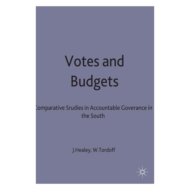 Palgrave Macmillan Uk Votes and Budgets (9780333638873)
