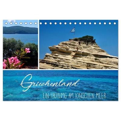 Griechenland - Ein Frühling am Ionischen Meer (Tischkalender 2027 DIN A5 quer), CALVENDO Monatskalender
