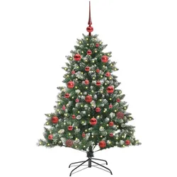 vidaXL, Weihnachtsbaum, Alexander (mit LEDs und roten Bällen) (150 cm)