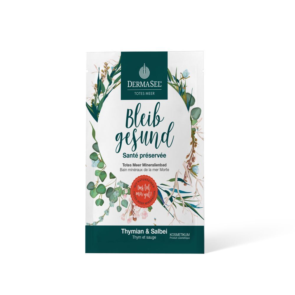 Dermasel Totes Meer Badekristalle Bleib gesund 60 g Salz