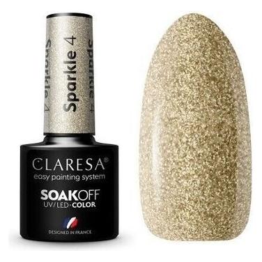 Claresa Sparkle UV Nail Polish 5ml - Pack of 4 (UV-Gel Lack) (42738529)