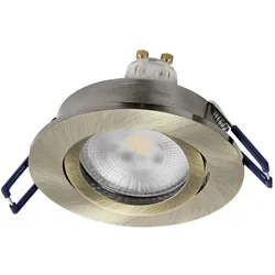 Osram, Einbauleuchte, HOMELIGHTING 4058075853539 Deckenstrahler, LED-Deckenstrahler GU10 Bro (GU10, Aluminium)