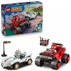LEGO® Sonic der Igel Silbers Auto gegen Knuckles Monster Truck 77118