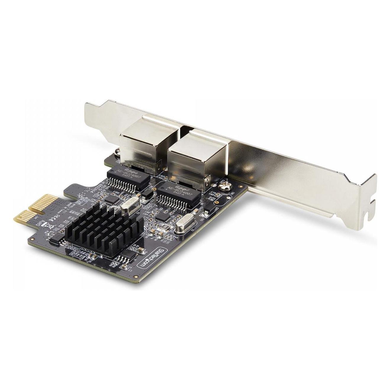 StarTech NIC 2-Port Network Card, TAA (Mini PCI Express, PCIe) (ST1000SPEXD4T)