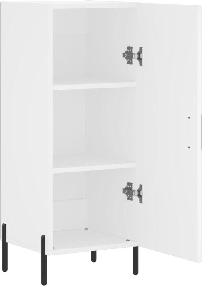 vidaXL Buffet blanc 34,5x34x90 cm bois d'ingénierie