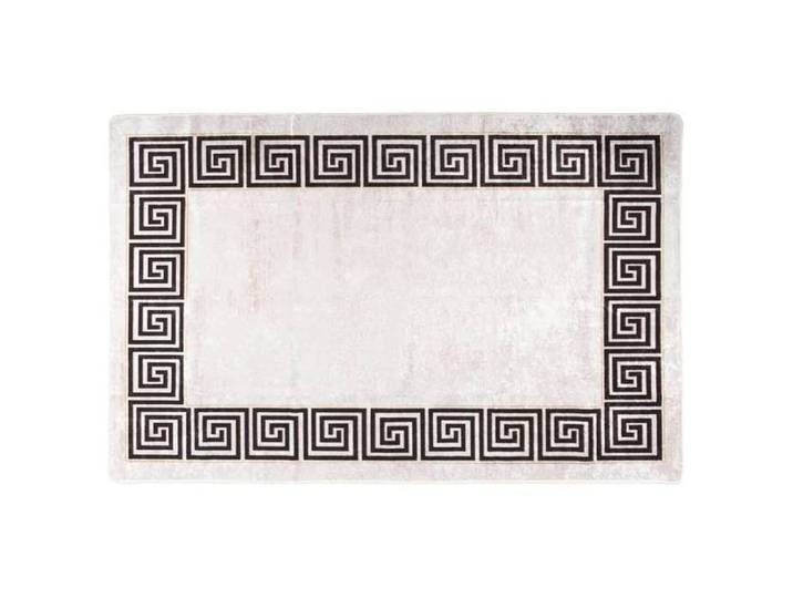 Tapis-Tapis de salon-Tapis Chambre lavable antidérapant 160x230 cm beige clair 396065