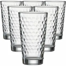 LONGDRINKGLÄSER Favo Transparent 400 ml 6er Set