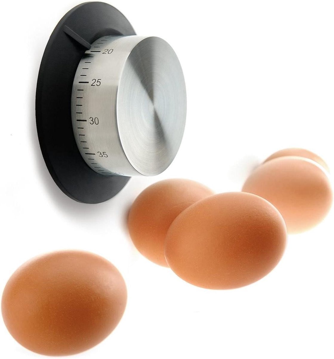 Eva Solo Magnetische Kookwekker - Roestvrij Staal - Zilver