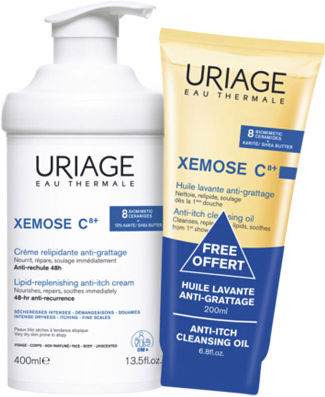 Uriage Xemose C8+ Crema + Aceite Limpiador Estuche 2 pz