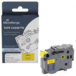 MediaRange Schriftband ersetzt brother TZe-651