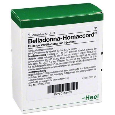 Belladonna Homaccord Ampullen 10 St