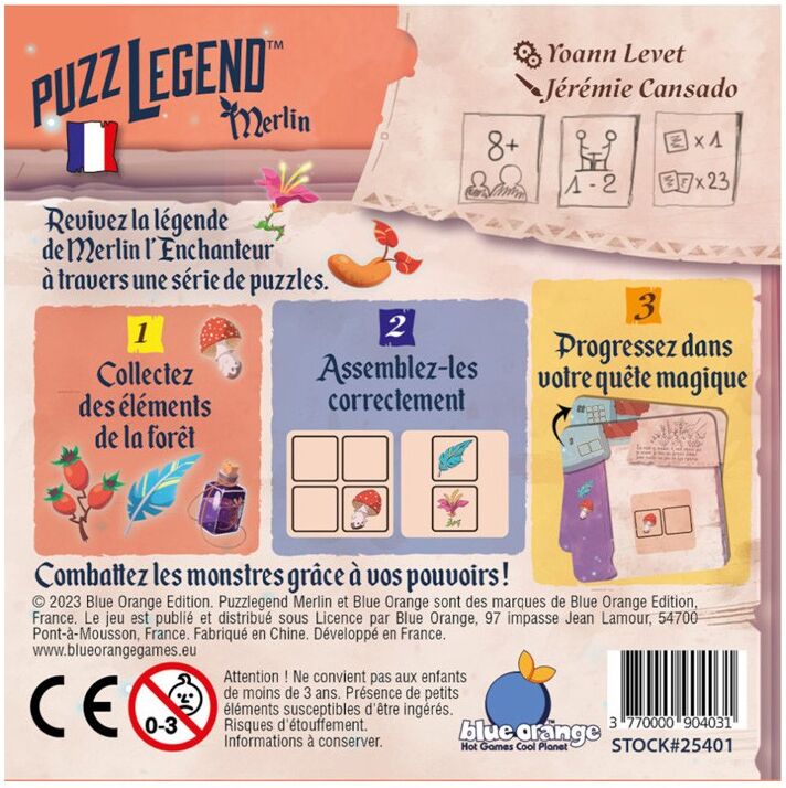Blue Orange Games Puzzlegend Merlin