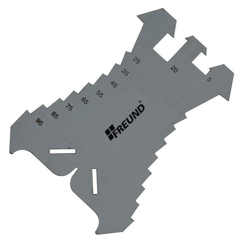 Freund Marking plate / cutter 01132000, 5-100mm (step 5mm) (140 mm) (01132000)