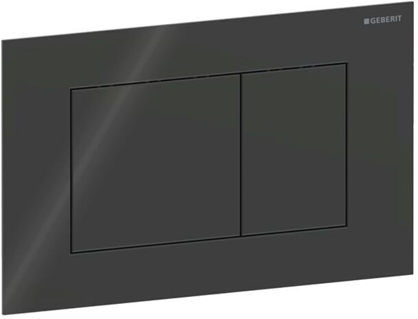 Geberit Sigma 40 Square Betätigungsplatte 115629SJ1 Square, schwarz, für 2-Mengen-Spülung