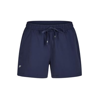 Sporthose FABLETICS "Fabletics SHORTS THE-ONE-3-SHORT", Damen, Gr. XXL, N-Gr, blau (deep navy), Obermaterial: 79% Polyamid PA. 21% Elasthan EL., uni, regular fit, Hosen Sporthose, aus elastischem Material