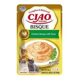 INABA CAT CIAO ENTRÉE HÜHNCHEN-THUNFISCH-BISQUE 40g