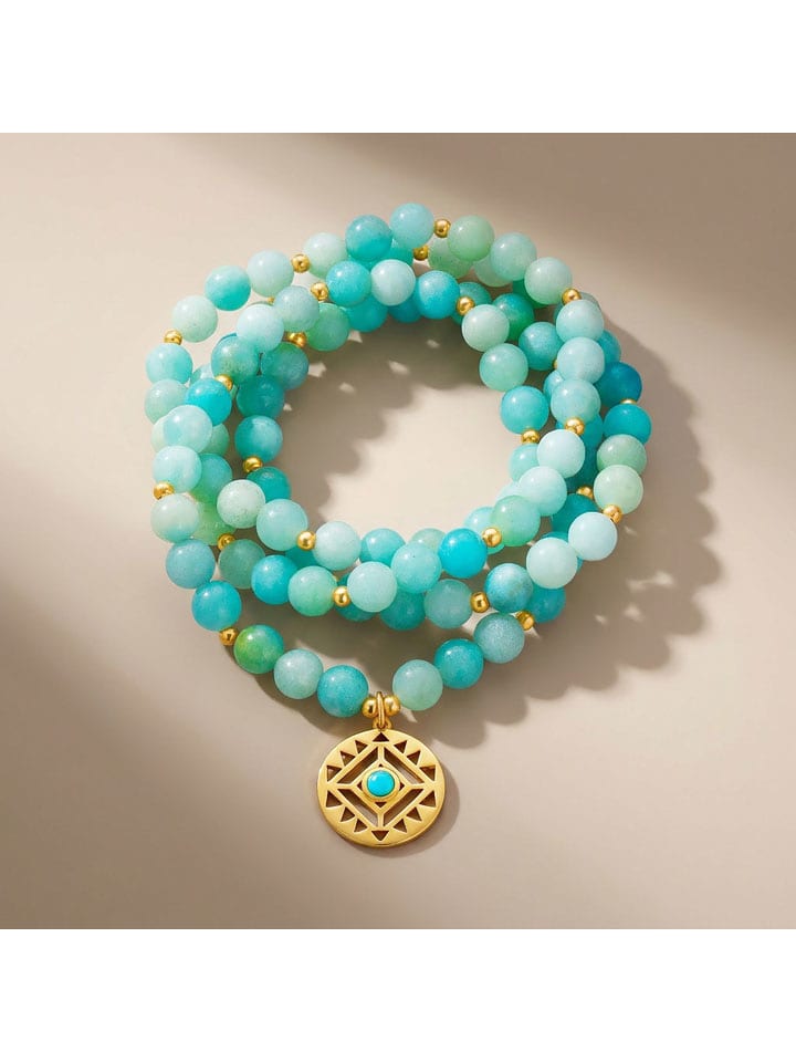 Nomad Vergold. Armbander mit Edelsteinen - onesize
