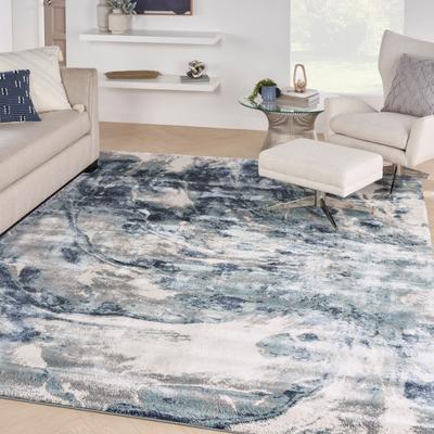Nourison American Manor Contemporary Abstract Area Rug