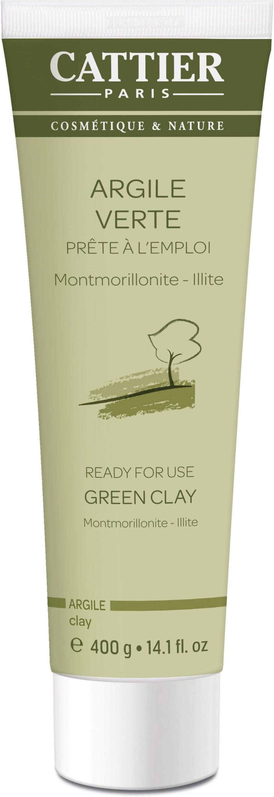 Cattier Grüne Tonmaske 400 gr