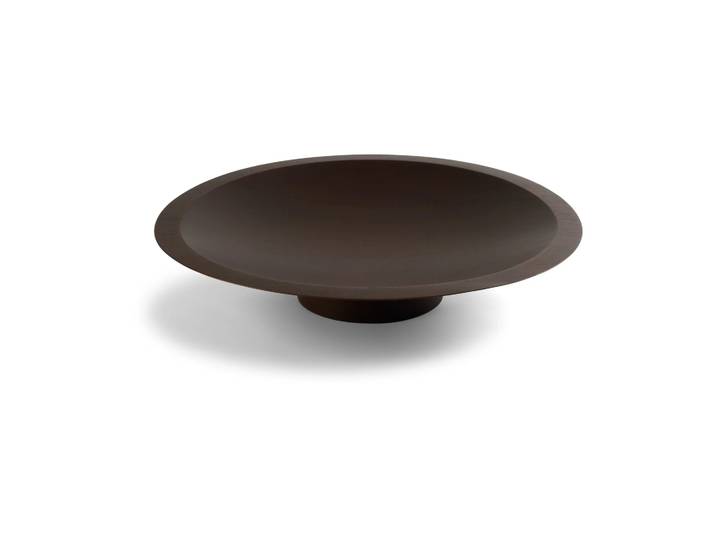 Ethnicraft Satellite Schale Ø50 cm Lackiertes Mahagony