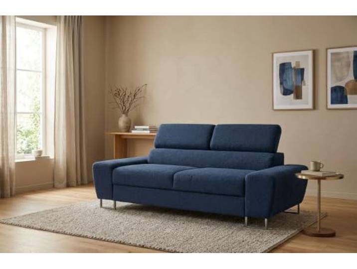 Family Meble Sofa Savio Angel, 2-Sitzer – Dunkelblau – 16