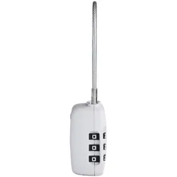 Boompods LOCK TSA Bag Tracker White (Apple Find My), Tracker, Weiss