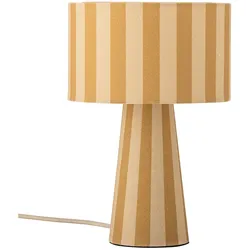 Bloomingville, Tischlampe, - Emmie Table Lamp - Yellow - Linen (E27)
