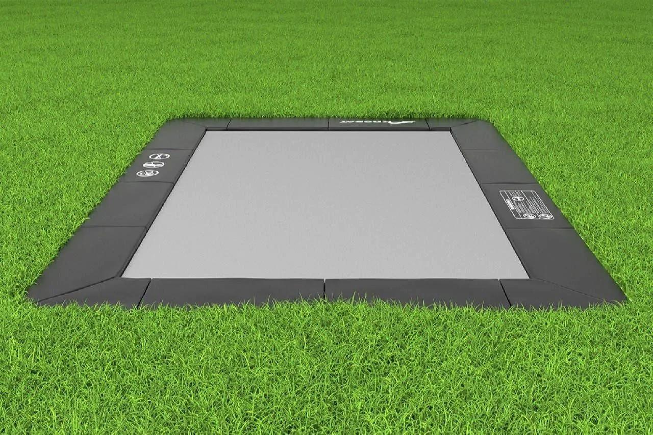 Trampolin AKROBAT PRIMUS FLAT 335x244 (11x8 Fuß) Schwarz