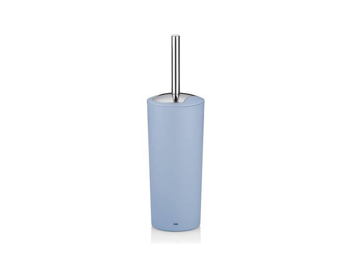 WC-Garnitur KELA Marta , blau (hellblau), B:11cm H:36,5cm L:11cm, Kunststoff, Reinigungsbürsten, WC-Garnitur