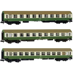 Arnold DR Wagen-Set Set OSShD-Wagen Typ B Nr. 2/2 1x A + 1x AB + 1x Bc grün/beige Ep. IV (Spur N)