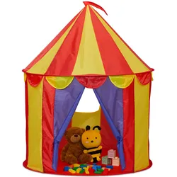 Relaxdays Spielzelt Zirkus Kinder