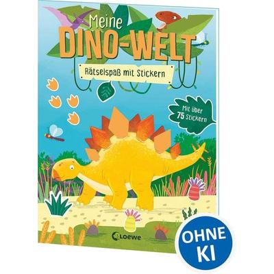Meine Dino-Welt - Rätselspaß mit Stickern, Taschenbuch von , Loewe, 978-3-7432-2054-6