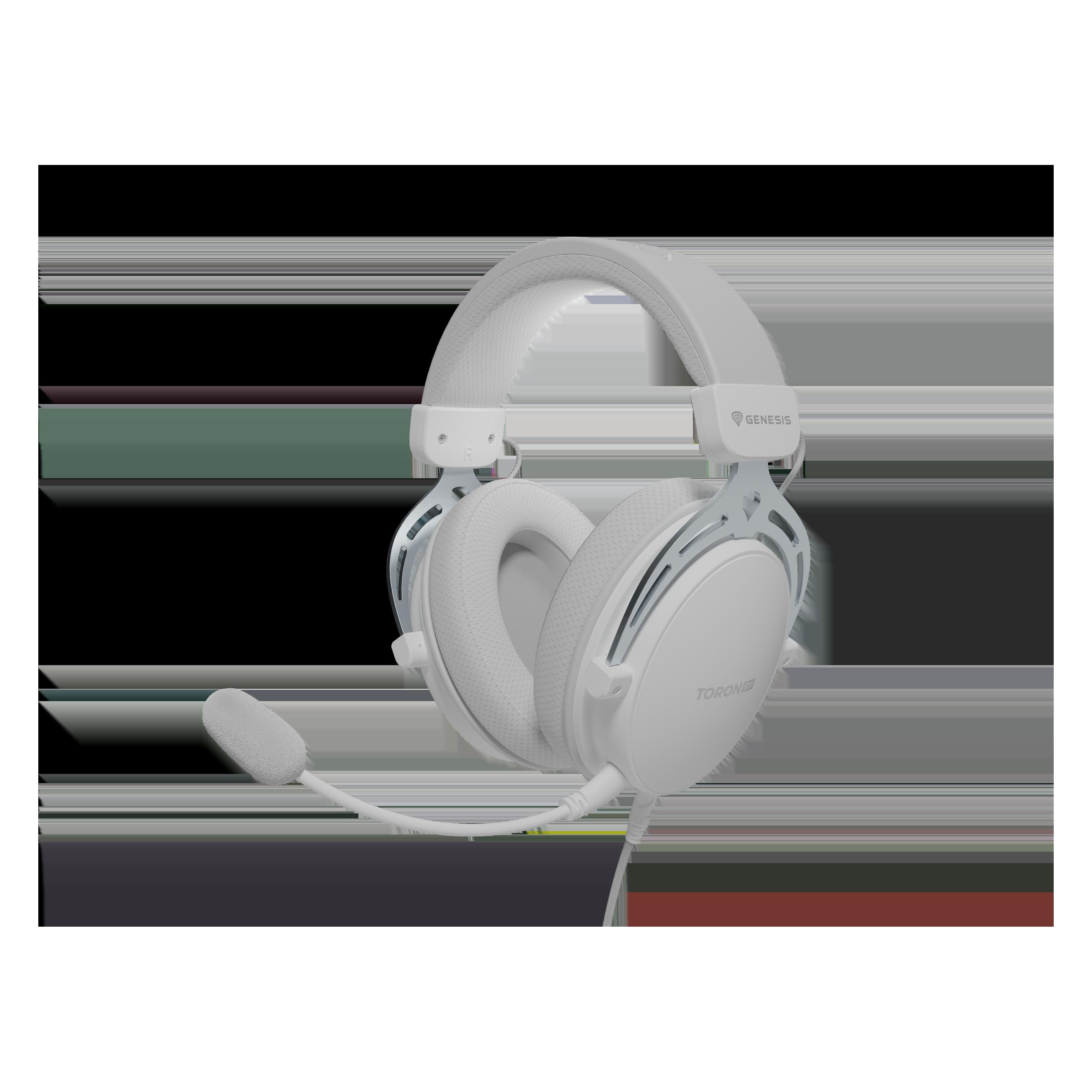 Genesis Wireless headphones Gaming Headset | Toron 531 | Wired | Over-Ear | Microphone | White (Kabelgebunden) (NSG-2339)