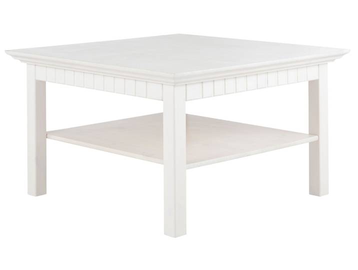 Couchtisch GOODPRODUCT Lisa, Tisch, Kaffeetisch, Beistelltisch , weiss (weiß), B:76cm H:45cm T:76cm, Tische, Couchtisch, Kaffeetisch, massives Kiefernholz, B/T/H: 76x76x45 cm