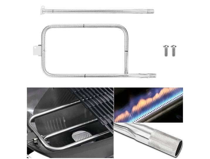 Tube de Brûleur Droit Anti-Corrosion en Acier Inoxydable, pour Grille de Gaz Weber Q300/Q320 Q3000/Q3200