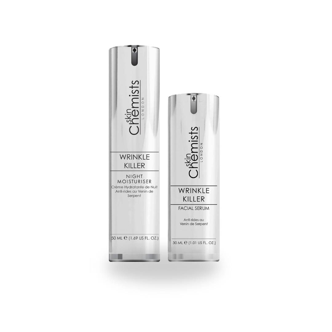 skinChemists Rimpel Killer Anti-Aging Nacht- & Gezichtserum Kit