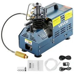 VEVOR Hochdruckkompressor, 300 Bar, Luftgewehrkompressor 1800 W, 220 V, automatischer Druckentlastung, geeignet für Paintball-Luftgewehre, PCP-Gewehre und Tauchflaschen