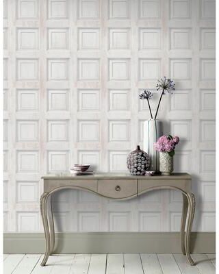Arthouse Willard Off-White Wood Panel Wallpaper