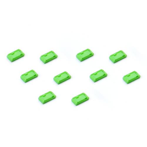 Smartkeeper Micro USB-B Port Schloss MUL04P1GN 10er Set Grün ohne Schlüssel MUL04P1GN