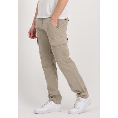 Cargohose ALPHA INDUSTRIES "Agent Pant", Herren, Gr. 31, Normalgrößen, beige (vintage sand), Obermaterial: 100% Baumwolle. Futter: 100% Baumwolle, Hosen Cargohose