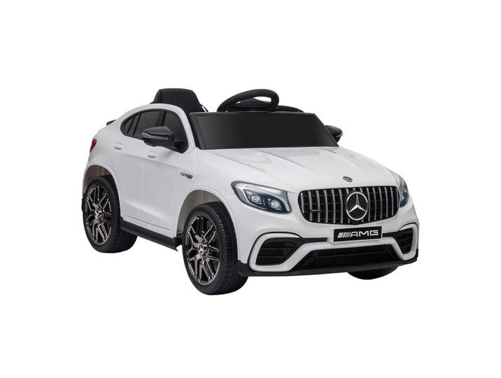Homcom Kinderfahrzeug Fernbedienung Elektroauto Mercedes-Benz MP3 37-60 Monate 2 Farben, Weiß, Kunststoff, 70x55x115 cm, Freizeit & Co, Gartenspielzeug, Kinder-Elektrofahrzeuge