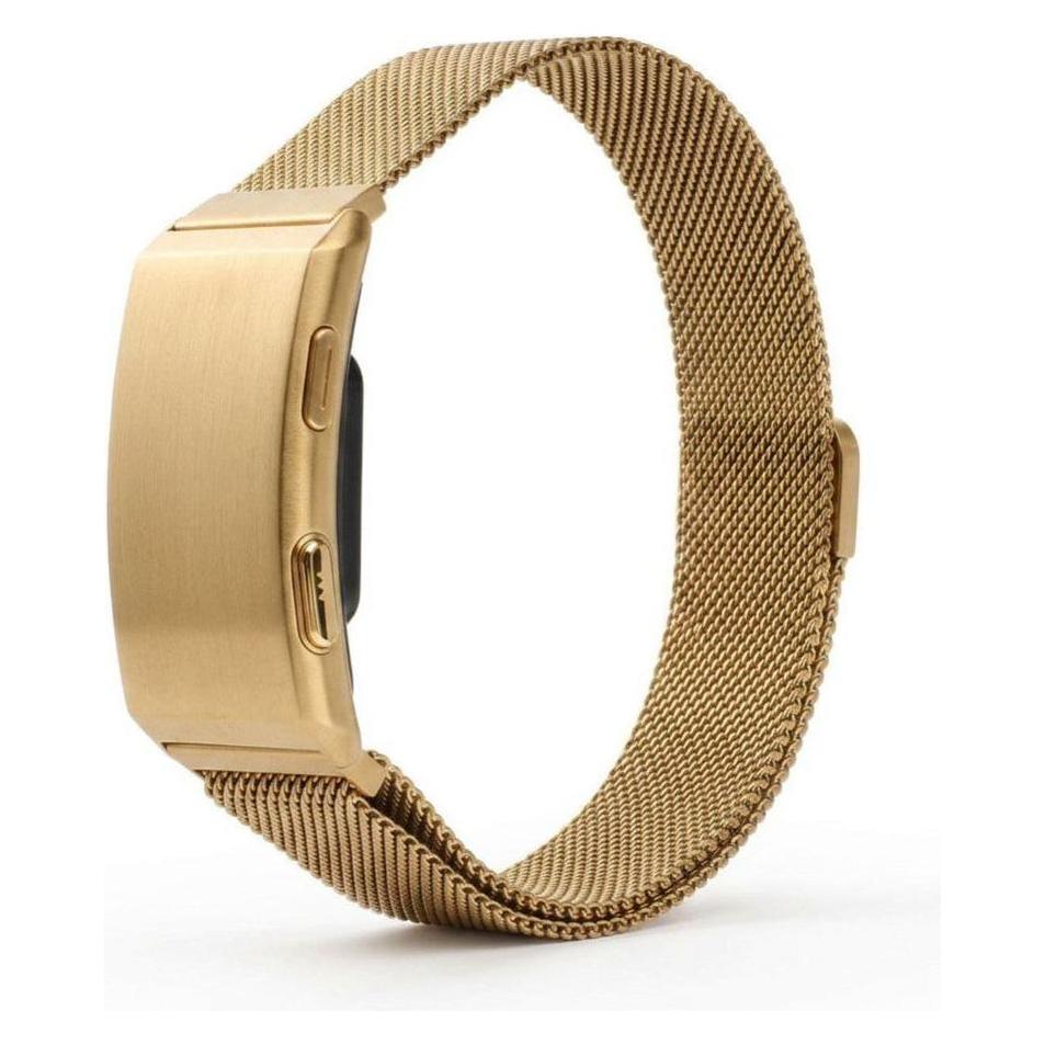 Titmo Intelligentes Smartband Loop I-110 mit Bluetooth, EKG, HRV, Blutdruck, SPO2, IP68 - goldfarben (Aluminium, ohne SIM) (TITMO)