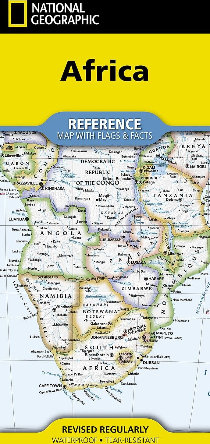Carte de référence - Afrique   National Geographic