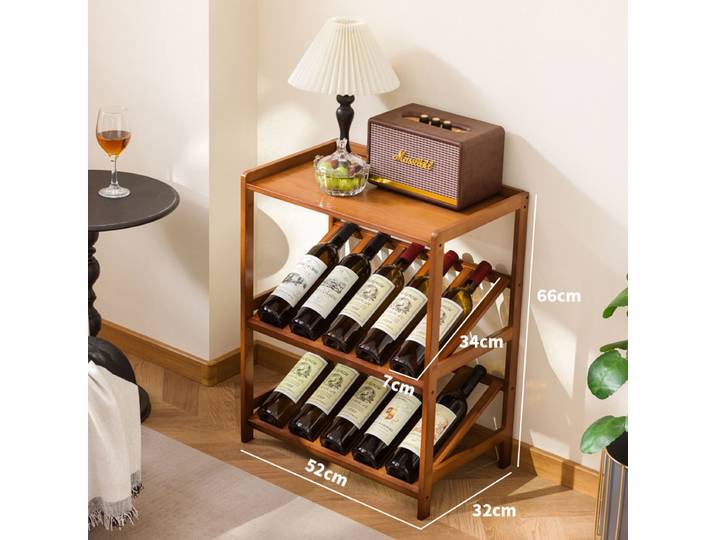 Nouveau meuble à vin mural robuste pour salon, présentoir de sol avec porte vitrée, casier à vin, vitrine de rangement