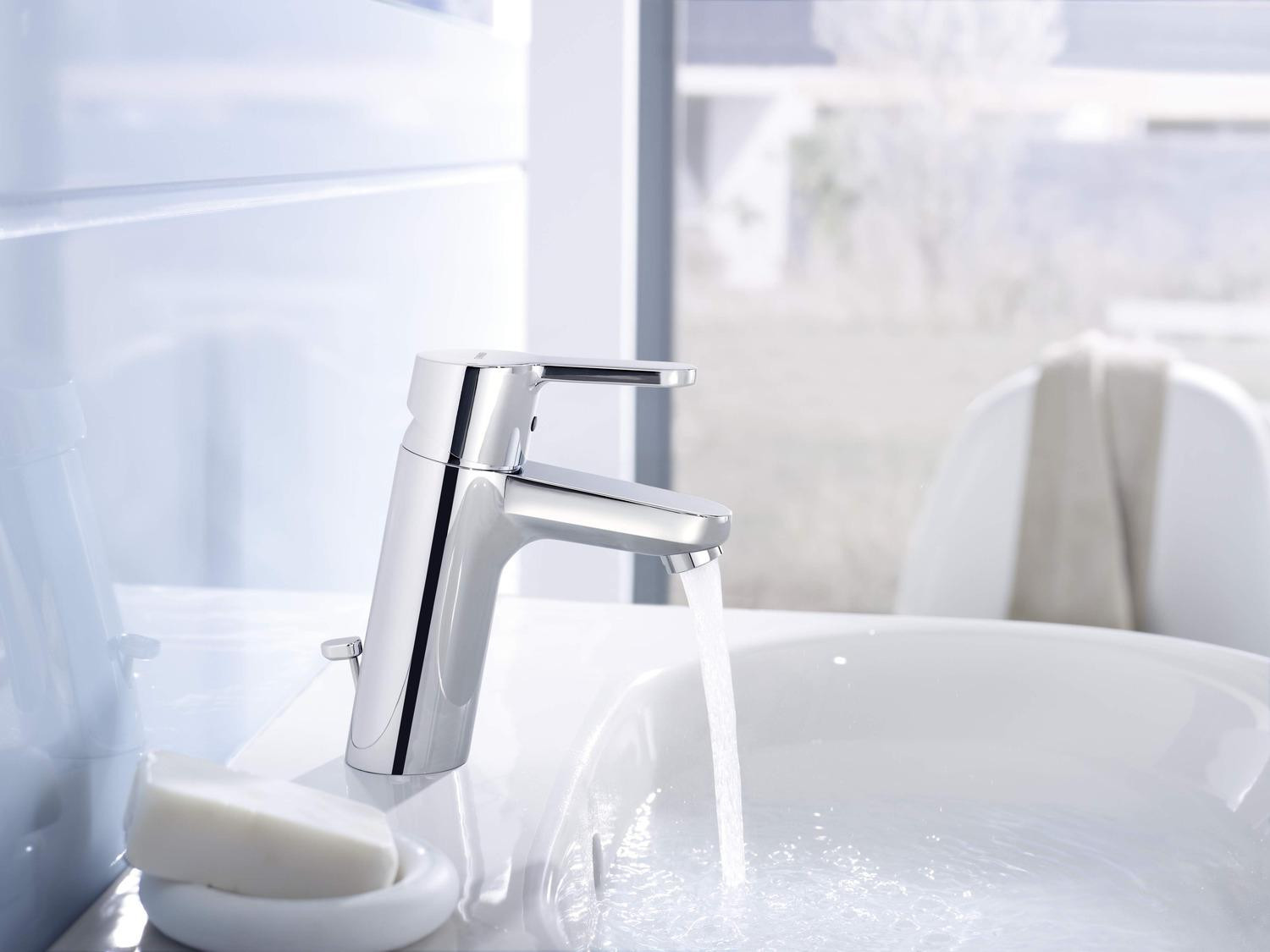 Hansa Armaturen HANSAPRIMO XL 4956 wastafelmengkraan met afvoergarnituur en trekstang, chroom